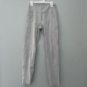 Gottex Light Gray Striped Leggings